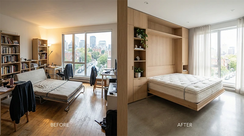 Wall Bed or Sofa Bed: Sleep on a Real Mattress Comparison Wall Bed vs Sofa Bed