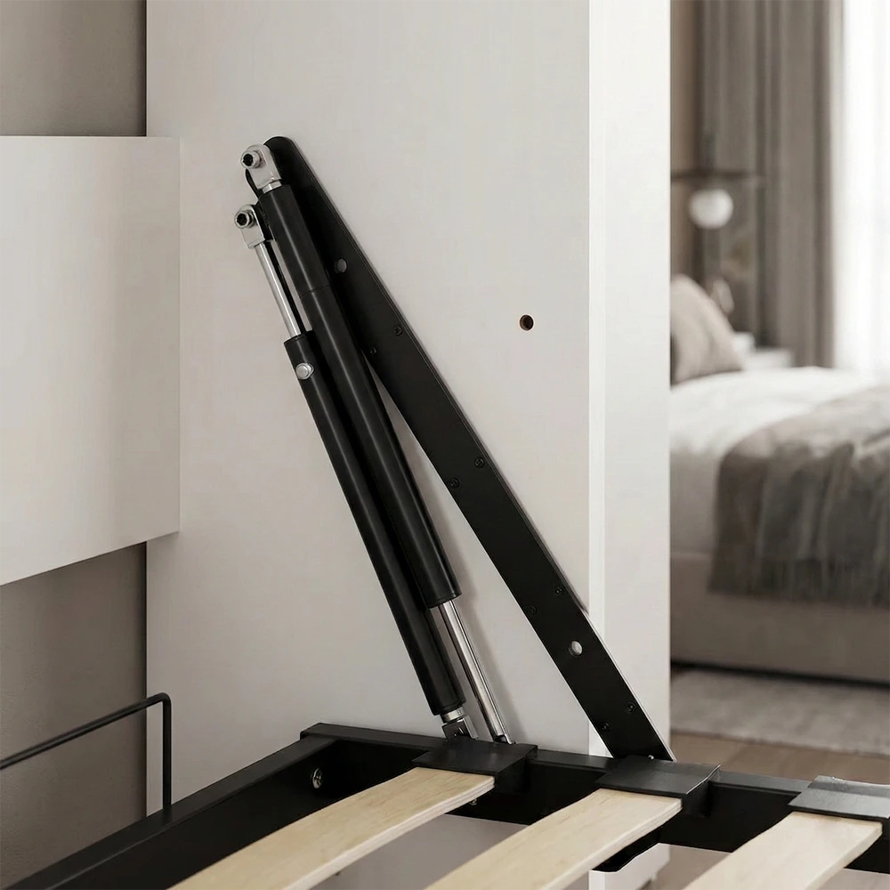 Wall Bed or Murphy Bed? Montreal’s Best Choice Gas pistons offer the safety, silence, and ease of assembly