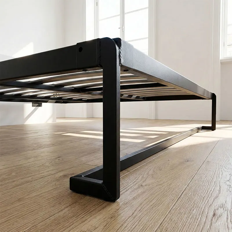 Wall Bed Weight Limits: Safe Sleep in MontrealĀ Heavy-duty tubular steel frame of a Murphy bed demonstrating structural integrity and 1,000 lbs static load capacity.